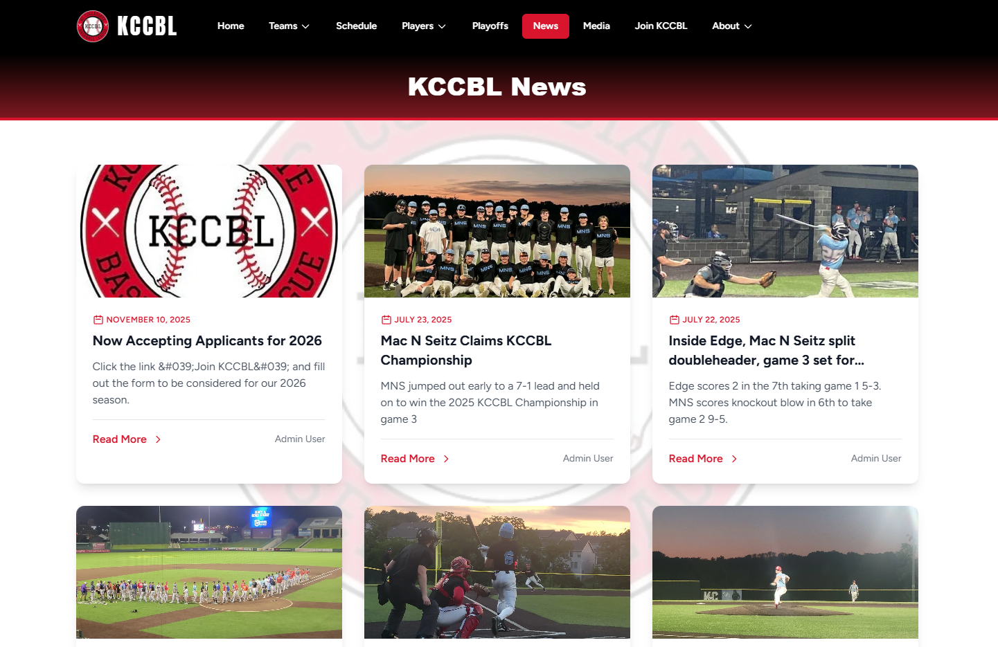 KCCBL News